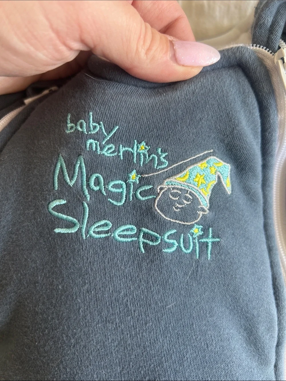 Magic Sleepsuit Infant Sleep Sack - Navy Blue Cozy All-in-One